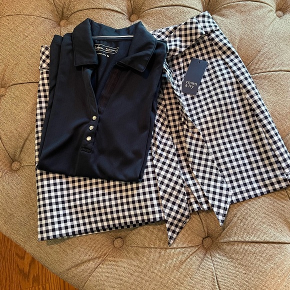 🎉HP🎉…Crown & Ivy Gingham Skort - Picture 6 of 8